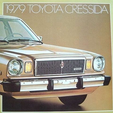 Bilbrosjyre 1979 Toyota Cressida