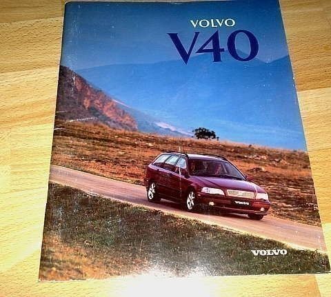 Bil brosjyre VOLVO V 40