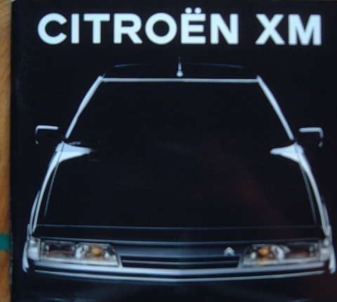 Bil Brosjyre Citroen XM 1991-92