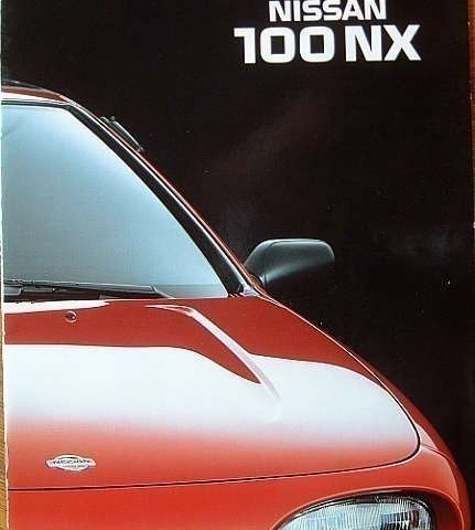 Bil Brosjyre Nissan 100SX