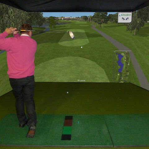 NY Profesjonell Golfsimulator: Toppmodell med 3 Lerreter