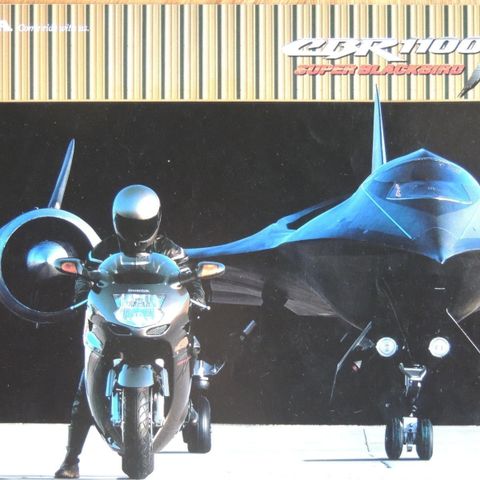 MC brosjyre Honda CBR 1100 Super Blackbird