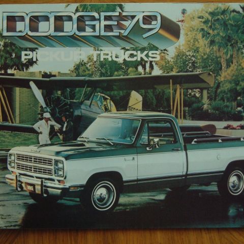 Bil Brosjyre 1979 Dodge Trucks