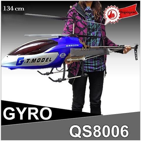 Fjernstyrt Helikopter GT QS8006 Co-axial 3.5CH 135cm