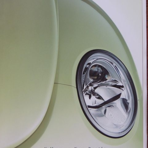 Bil Brosjyre VW Beetle 1999