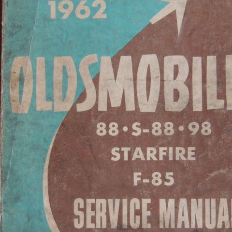 1962 OLDSMOBILE Service Manual