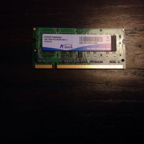 ADATA 1GB 1RX8 DDR2 Laptop Ram PC2-6400s-666
