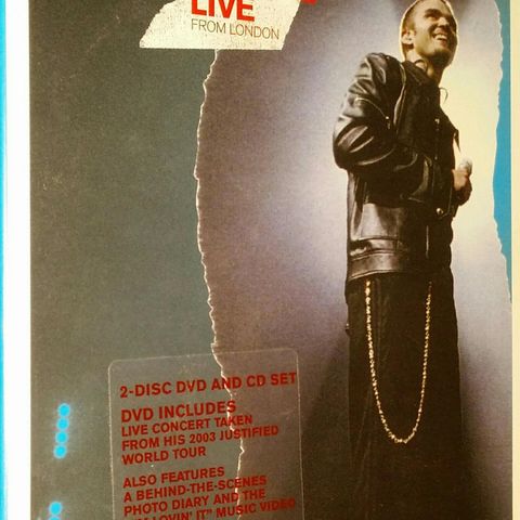 DVD JUSTIN TIMBERLAKE LIVE FROM LONDON