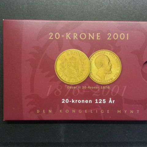 20- Krone 2001 stj. Brilliant