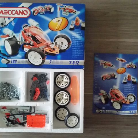 Meccano bil byggesett