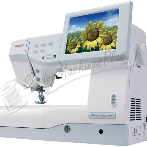 Janome Memory Craft 11000 Sy, quilte og brodere.
