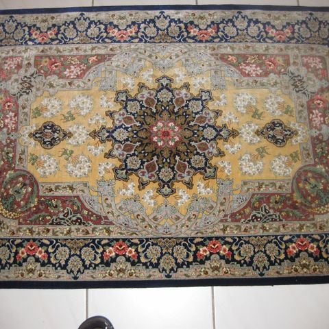 Høy kvalitet, 100% Silke persiske teppe.