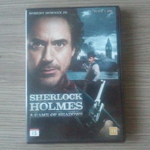 DVD Sherlock Holmes Games of Shadows