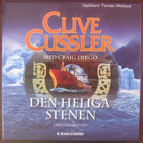 Lydbok, Den Heliga Stenen, av Clive Cussler, spilt en gang