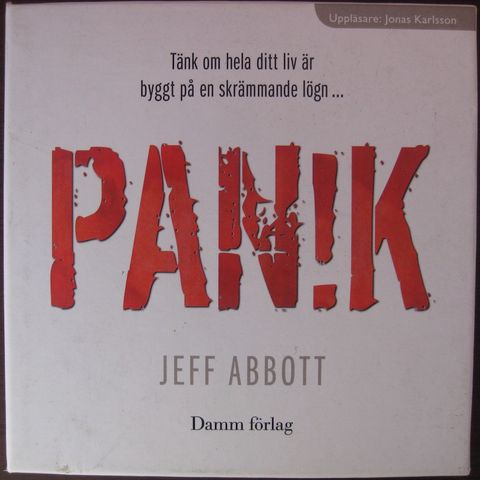 Lydbok, Panik, av Jeff Abbott, spilt en gang