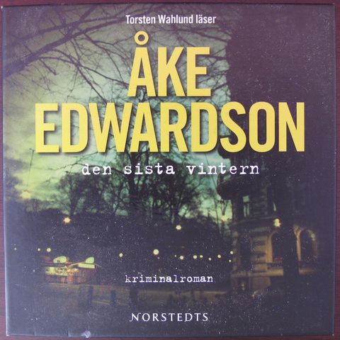 Lydbok, Den sista vintern, av Åke Edwardson, spilt en gang