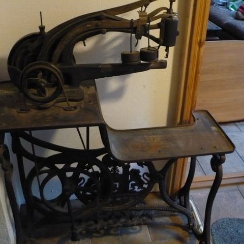 Skomagermaskin fra slutten av 1800 tallet
