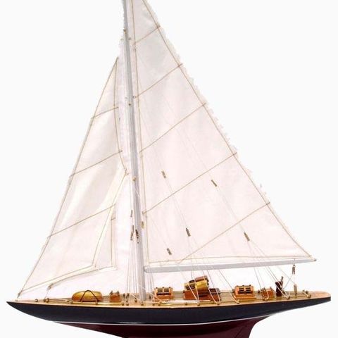 Seilbåtmodell Endeavour ca 60 cm lang modellbåt, modellskip