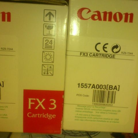 Toner til Canon printer - ubrukte i eske - FX-3