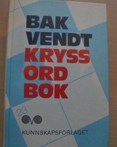 Rimordbok og Bakvendt kryssordbok  Svein Erik Olsson . trn 47