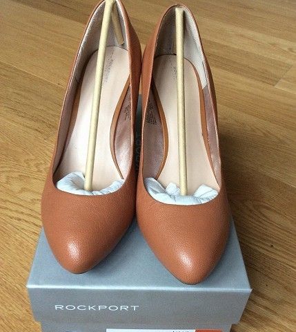 NYE komfortable pumps / høye hæler fra Rockport i EKTE skinn! 38-38.5