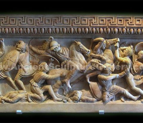 Alexander the Great Sarcophagus Large Plaque