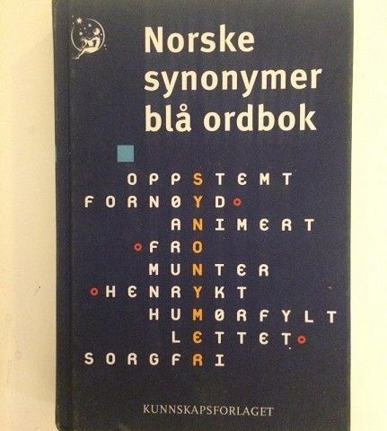 NORSKE SYNONYMER - BLÅ ORDBOK