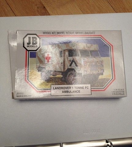 Ubygget modell Landrover 1 Tonne FC Ambulance ..