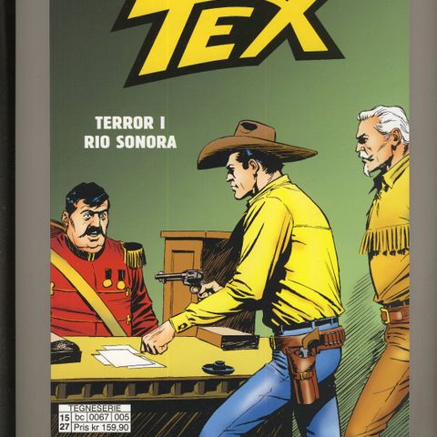 Tex Willer i farver nr. 29 Terror i Rio Sonora . Ny bok ,ulest og uåpnet