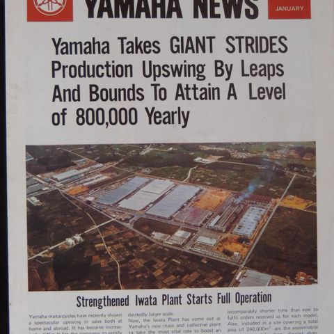 Yamaha News, Yamaha  Time Quarterly 1971-75