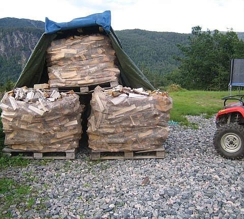 Ved til salgs, Bjørk, Blandingsved (Eik, Older og Furu), 1000liter.