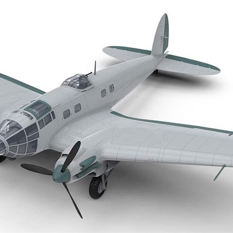 Airfix plastbyggesett av Nazi-fly skutt ned i Norge 1/72 Heinkel He.111 P-2 A06014