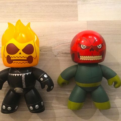 Mighty Muggs Marvel figurer Ghost Rider & Red Skull