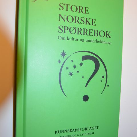 Ny:  QUIZ-bok Store norske spørrebok  1000 spørsmål & svar . trn 75