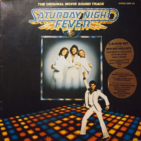 Lp/vinyl Musikk fra filmen "Saturday Night Fever" 1977 2stk lp