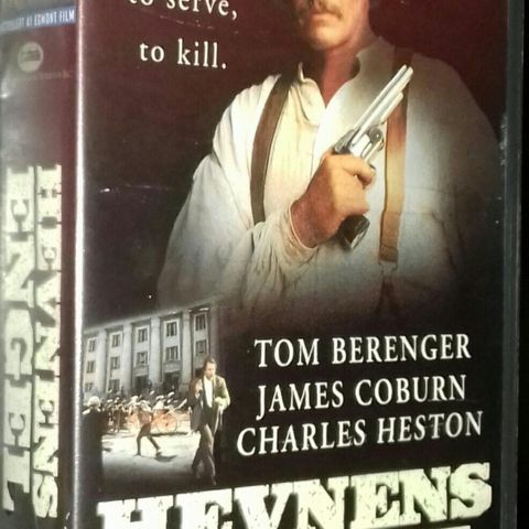 VHS SMALL BOX.HEVNENS ENGEL.Tom Berenger.