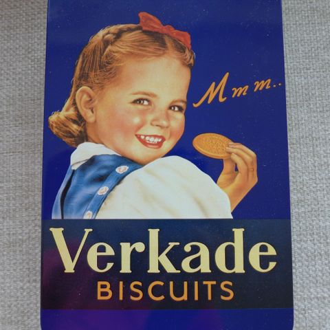 Blikkboks -  VERKADE BISCUITS