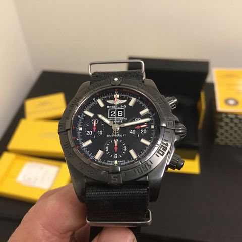 Breitling Blackbird Blacksteel  Limited edition M44359