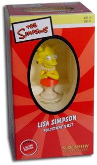 Lisa Simpsons Byste fra Sideshow Collectibles 14cm.