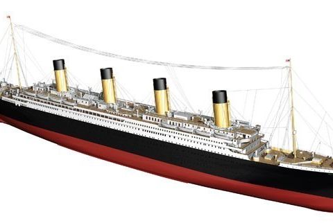 RMS TITANIC 1:144