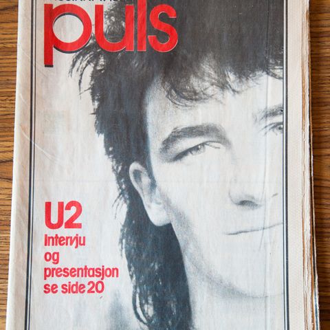 U2 BONO Puls nr 9 1983