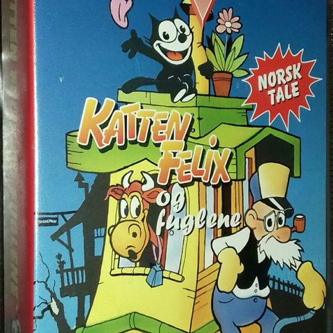 VHS SMALL BOX.KATTEN FELIX OG FUGLENE.