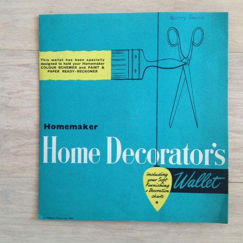 1959 Homemaker Home Decorator's Wallet