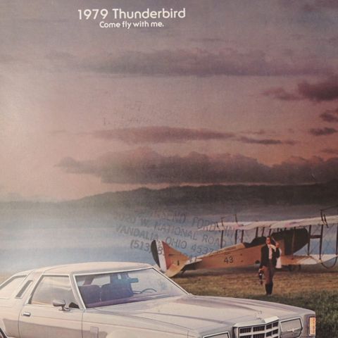 Ī1979 Ford Thunderbird brosjyre