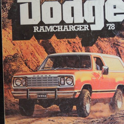 1978 Dodge trucks 5 brosjyrer
