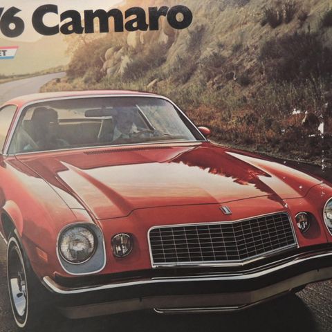 1976 Camaro brosjyre