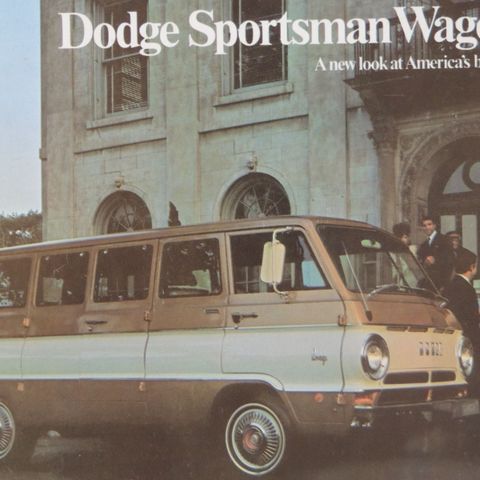 Dodge Van ca 1969 brosjyre