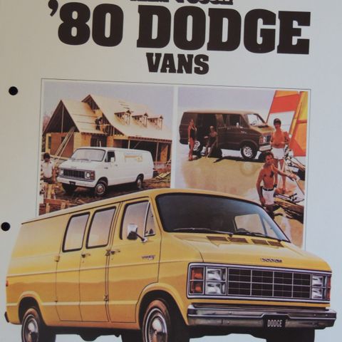 Dodge 1980 Trucks 4 ulike brosjyrer