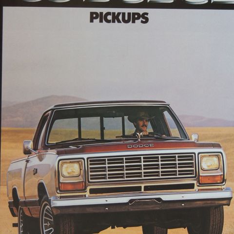 Dodge 1985 Truck brosjyrer 6 ulike