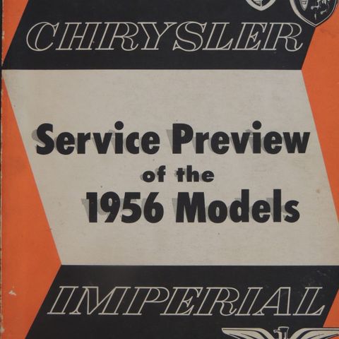 Chrysler Imperial Service Preview 1956